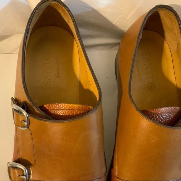 Carlos Santos “Green label” Double buckle Monk Strap Dress Shoes Men\'s Size 12 main image 10